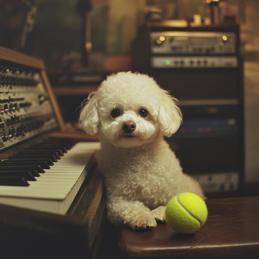 Chilling at the piano